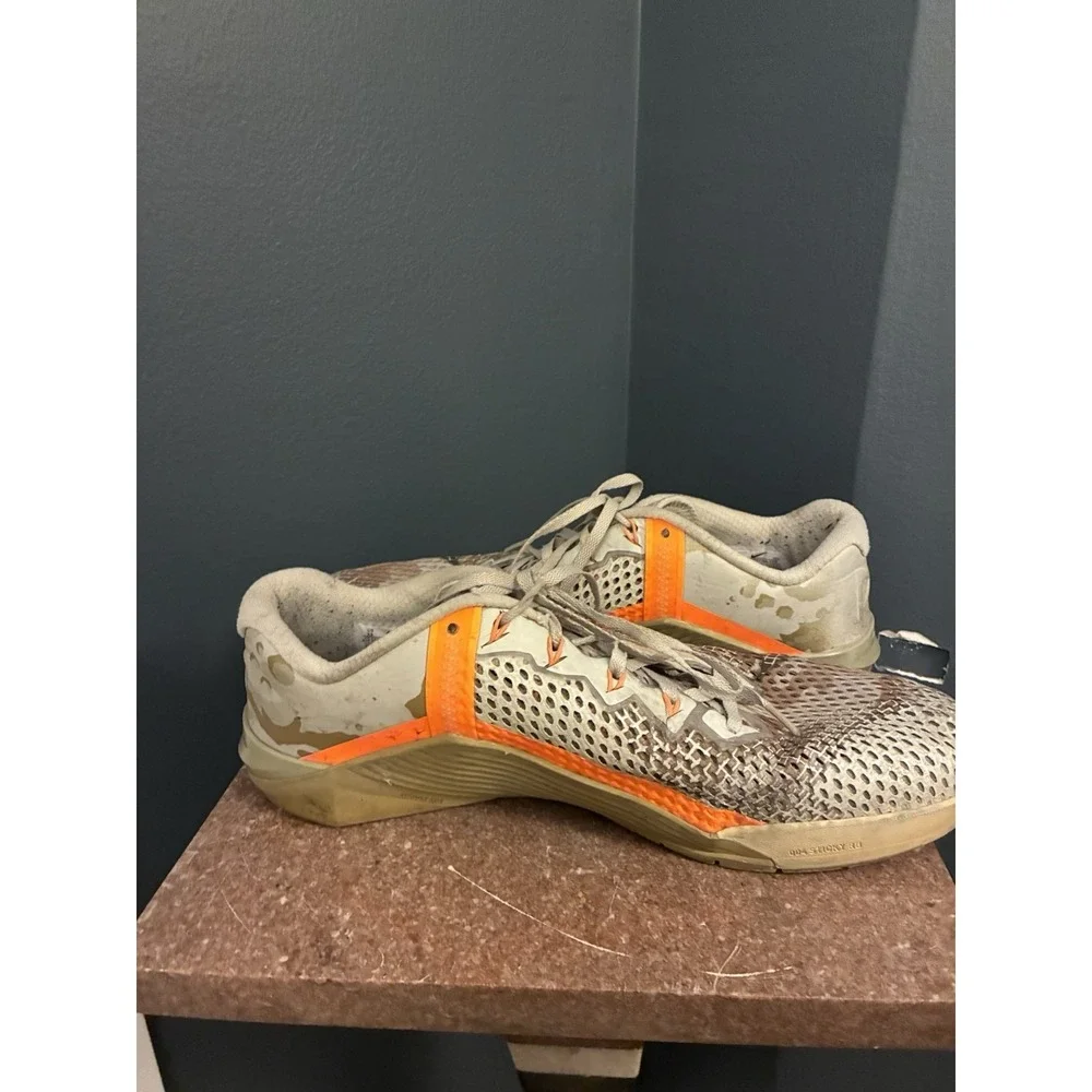 Nike Metcon 6 Yukon Brown Camo Orange Men's Training Shoes CK9388-028 Size 13